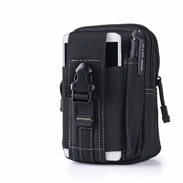 LS1649 Outdoor Sports Molle Running Bag Fanny Phone Pouch Belt Bag EDC Camping Hiking Running Waist Pouch Wallet 8 Color