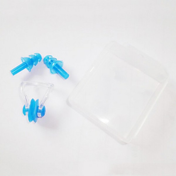 Nose Clips and EarPlugs Silicone Materials for Adu...