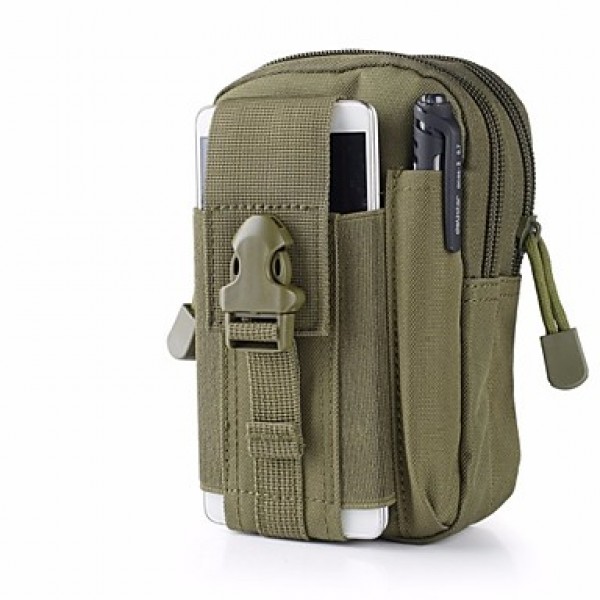 LS1649 Outdoor Sports Molle Running Bag Fanny Phone Pouch Belt Bag EDC Camping Hiking Running Waist Pouch Wallet 8 Color