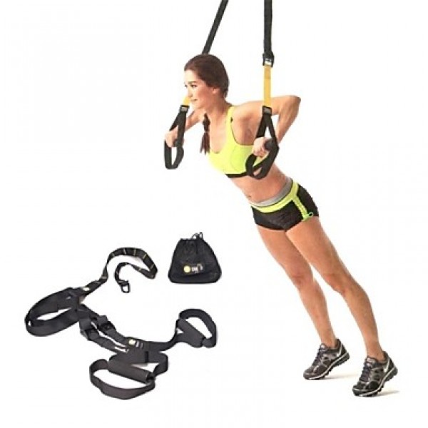  Suspension Trainer Gym Bands for Specific Muscles Training Nylon+Metal Material