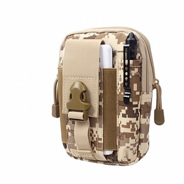 LS1649 Outdoor Sports Molle Running Bag Fanny Phone Pouch Belt Bag EDC Camping Hiking Running Waist Pouch Wallet 8 Color