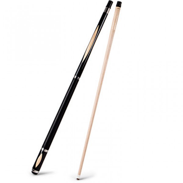 1/2 Jointed maple woodpool/ billiard cue with 13MM cue tip+Cue Case+cue tip